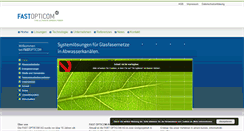 Desktop Screenshot of fastopticom.de